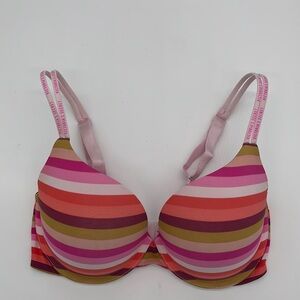 T Shirt Push Up Convertible Bra by Victoria’s Secret Striped